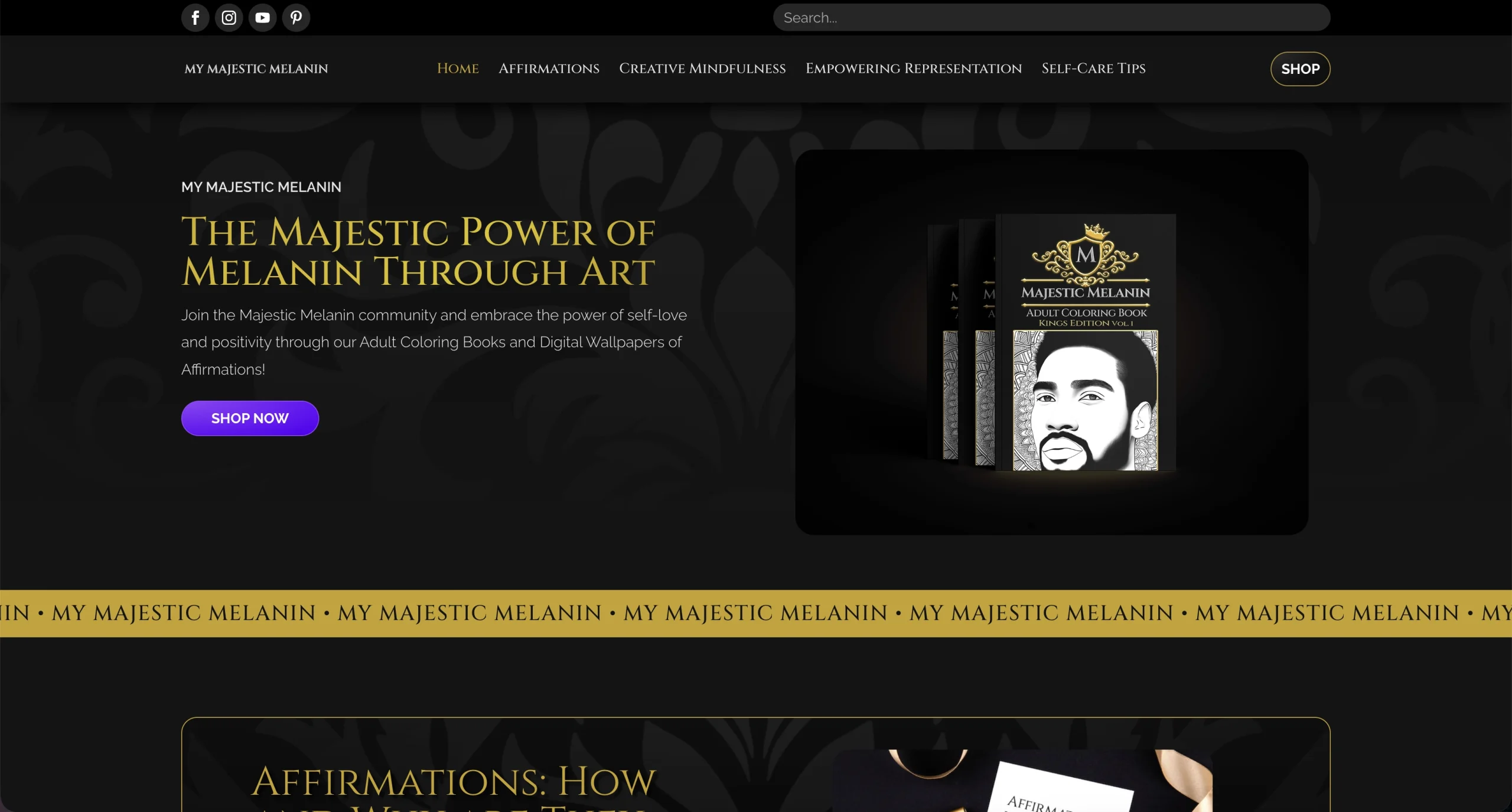 MM Website Hero Screenshot